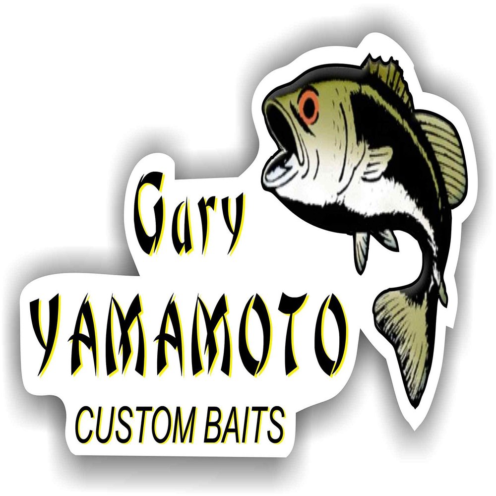 5" Gary Yamamto Decal Sticker Fishing Line, Lures, Rods, Baits