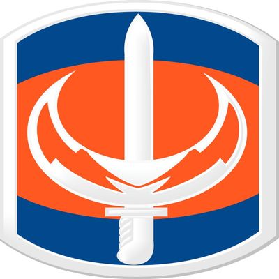 228th Signal Brigade Patch 5.5 Inch Decal