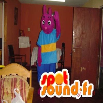 Personalised SpotSound Amazon Purple Rabbit Mascot, purple