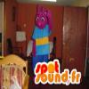 Personalised SpotSound Amazon Purple Rabbit Mascot, purple view 1