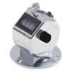 BATES 9841005 Tally II Desk Model Tally Counter, Registers 0-9999, Chrome view 1
