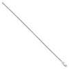 Sterling Silver 1.5mm Round Snake Chain Anklet view 2