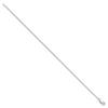 Sterling Silver .8mm Snake Chain Anklet view 2