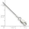 Sterling Silver .8mm Snake Chain Anklet view 3