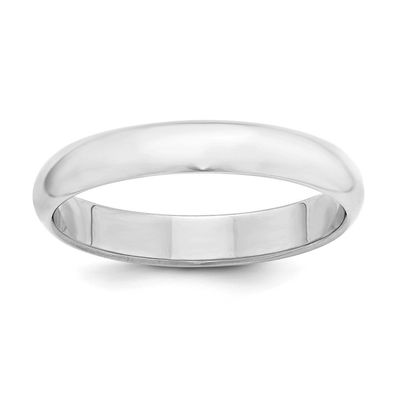 Wedding Bands USA Sterling Silver 4mm Half-Round Band Size 6.5