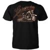 Life Begins When The Engine Starts Motorcycle T-Shirt (XX-Large, Black) view 1