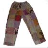 Fair Trade Patchwork Trousers Real Patches in Old Batik Material by Terrapin (Large) view 1