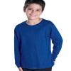 LAT Youth 100% Cotton Jersey Crew Neck Long Sleeve Tee (Kelly, Xtra Small) view 3