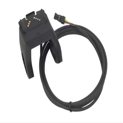 Bosch Unisex's Electric Bike Computer/Display Holder for Intuvia or Nyon, 1,500 mm Including Cable for Drive Unit and 3x4 Rubber Spaces (31.8 mm, 25.4 mm, 22.2 mm), Black, One Size