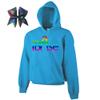 iBase Cheer Combow- Rainbow Print (Neon Blue, Adult Small) view 1
