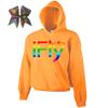iBase Cheer Combow- Rainbow Print (Neon Orange, Adult Medium) view 1