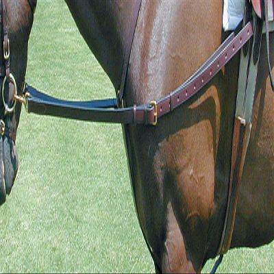 Nunn Finer All Leather Side Reins (Oversize, Havana)