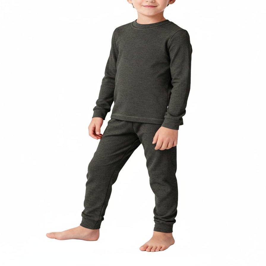 City Threads Kids Thermal Underwear Set Made in USA Sensory Friendly Kids Long Johns, Thermal Set for Boys Base Layer for Ski