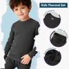 City Threads Kids Thermal Underwear Set Made in USA Sensory Friendly Kids Long Johns, Thermal Set for Boys Base Layer for Ski view 3