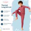 City Threads Kids Thermal Underwear Set Made in USA Sensory Friendly Kids Long Johns, Thermal Set for Boys Base Layer for Ski view 2