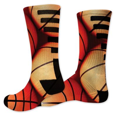VictoryStore Basketball Performance Crew Sock -Design 2