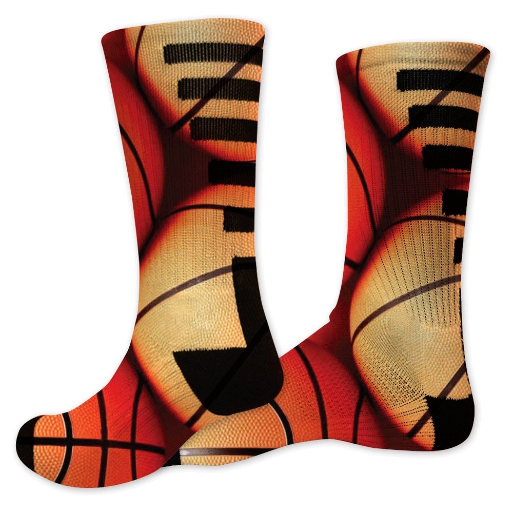 VictoryStore Basketball Performance Crew Sock -Design 2