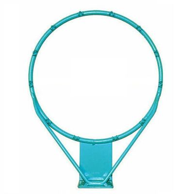 Dunn-Rite Products 18 Inch Splash and Slam RIM150 Outdoor Stainless Steel Vinyl Coated Swimming Pool Backboard Replacement Basketball Hoop Rim, Blue