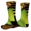 VictoryStore Softball Performance Crew Sock - Design 2 view 1