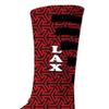 VictoryStore Lacrosse Performance Crew Sock - Design 1 view 2