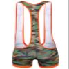 Cedir Men's Camouflage Wrestling Singlet Boxer Leotard Bodysuit L view 2