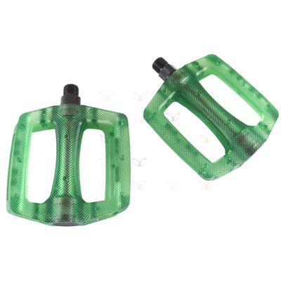 Exotic Polycarbonate Flat BMX MTB Pedals in More Than 12 Colors only 366 gm/pr