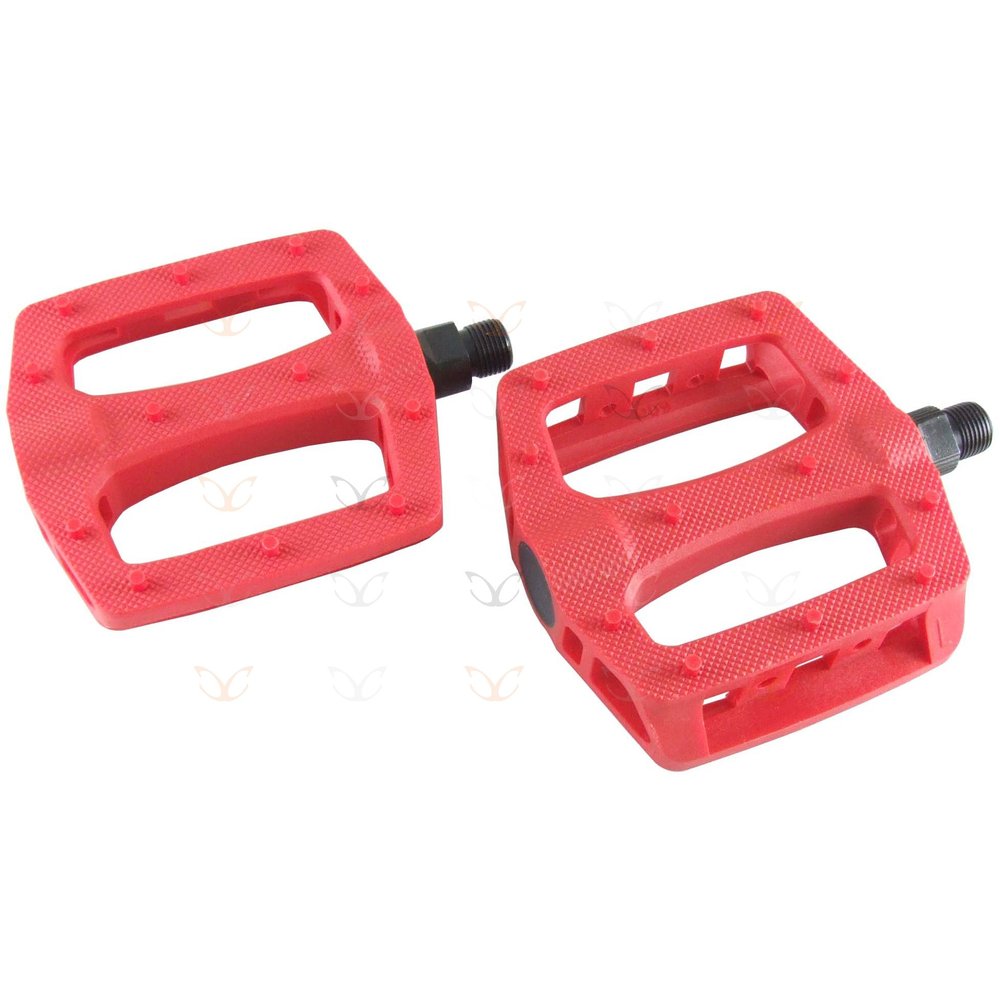 Exotic Polycarbonate Flat BMX MTB Pedals in More Than 12 Colors only 366 gm/pr