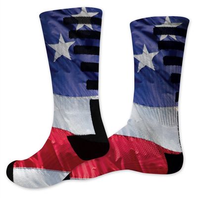 VictoryStore Patriotic Performance Crew Sock - Design 1