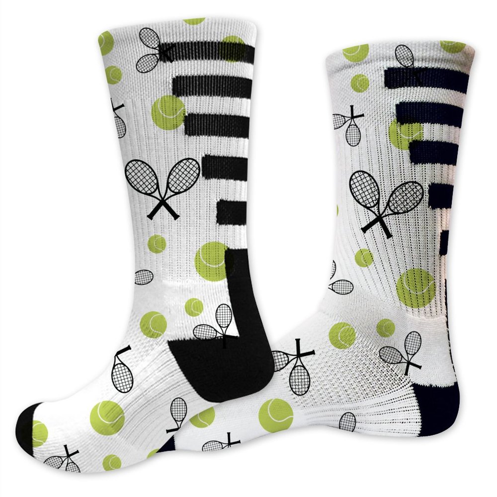 VictoryStore Tennis Performance Crew Sock -Design 2