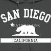 Spreadshirt San Diego California State Women's Hoodie, 2XL, Asphalt view 2