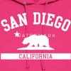 Spreadshirt San Diego California State Women's Hoodie, XL, Fuchsia view 2