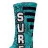 VictoryStore Surfing Performance Crew Sock - Design 1 view 2