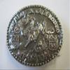 1988 Hesston/National Finals Rodeo Commemorative Belt Buckle -- Bull Riding view 1