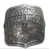 1999 Hesston National Finals Rodeo Belt Buckle -- New in Original Packaging view 1