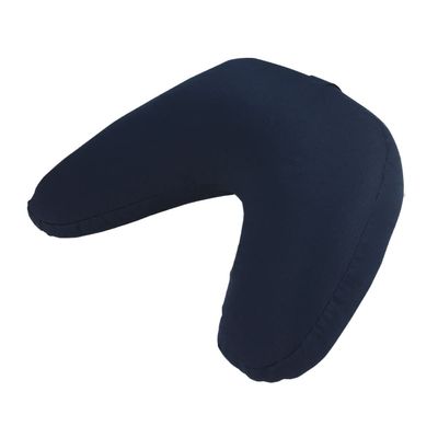 Hugger Mugger V-Shaped Meditation Cushion - Blue - Provides Support in Cross-Legged Sitting, Promotes Healthy Posture, Handmade in The USA