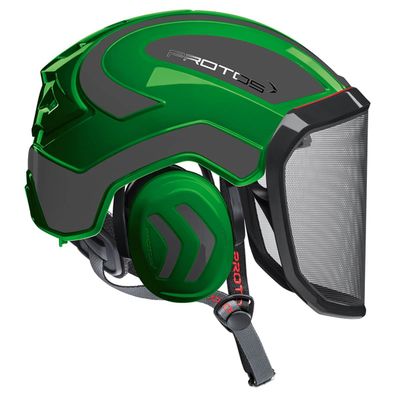 Pfanner Protos Helmet - Green & Grey