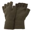 Floso Mens Winter Fingerless Gloves (One Size) (Dark Grey) view 2