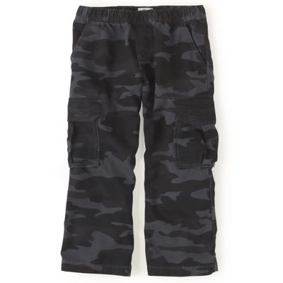 The Children's Place Boys Pull on Cargo Pants,Night Camo Single,12