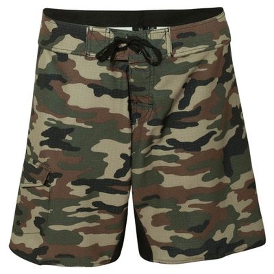 Burnside Men's Dobby Stretch Board Short 38 Green CAMO