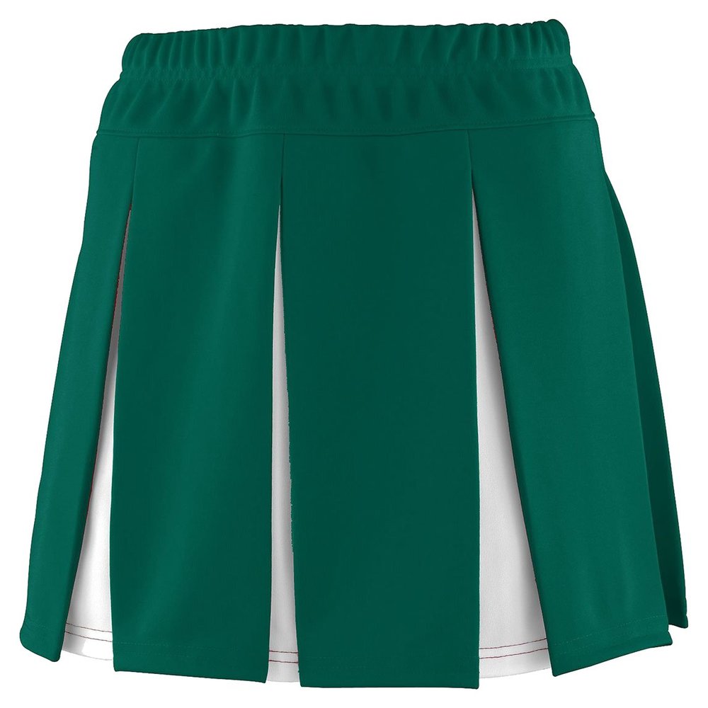 Augusta Sportswear Girls' Liberty Skirt S Dark Green/White