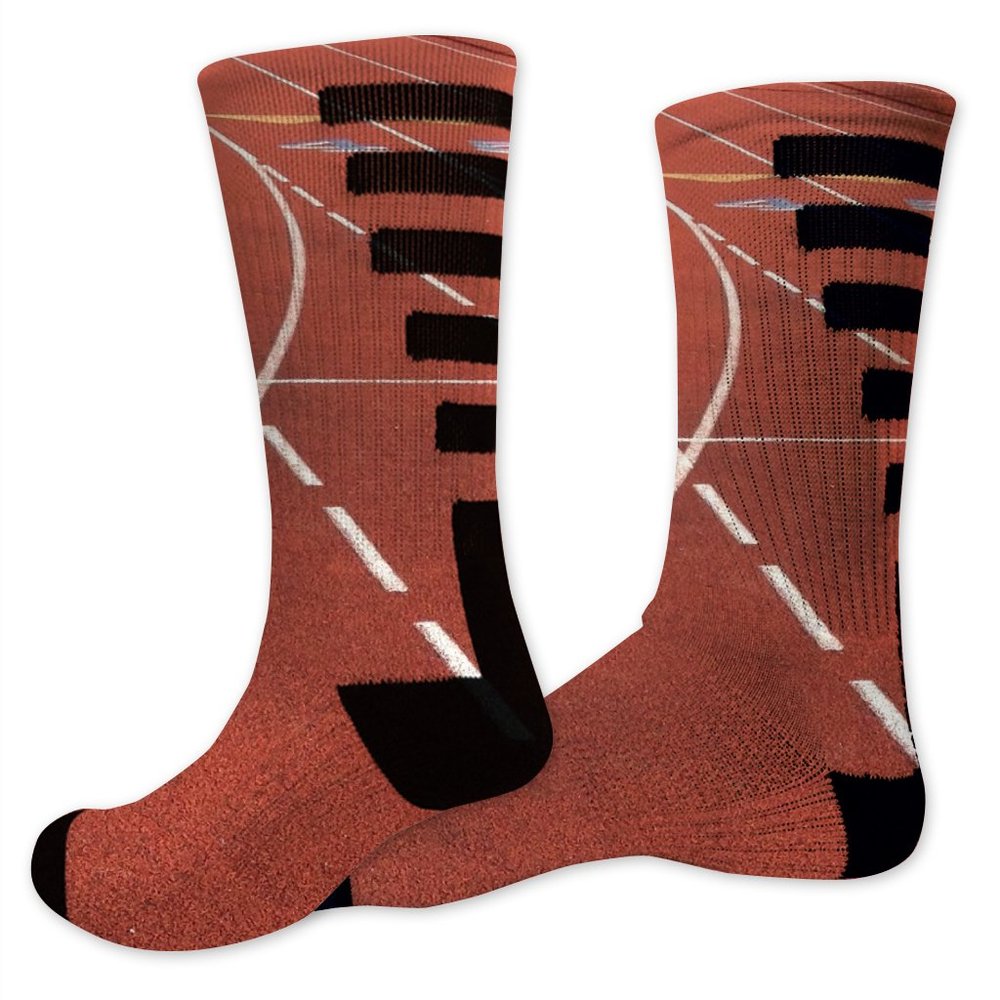 VictoryStore Track-Cross Country Performance Crew Sock - Design 1