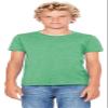 Bella 3001Y Youth Jersey Short Sleeve Tee - Green Triblend44; YM view 1