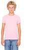 Bella+Canvas Big Boys' Superior Combed Heather Jersey T-Shirt, Large, Neon Pink view 1
