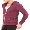 Bella Canvas Men's C3939 Unisex Triblend Full-Zip Lightweight Hoodie X-Small Maroon Triblend view 2