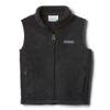 Columbia Youth Boys Steens Mtn Fleece Vest, Black, Small view 1