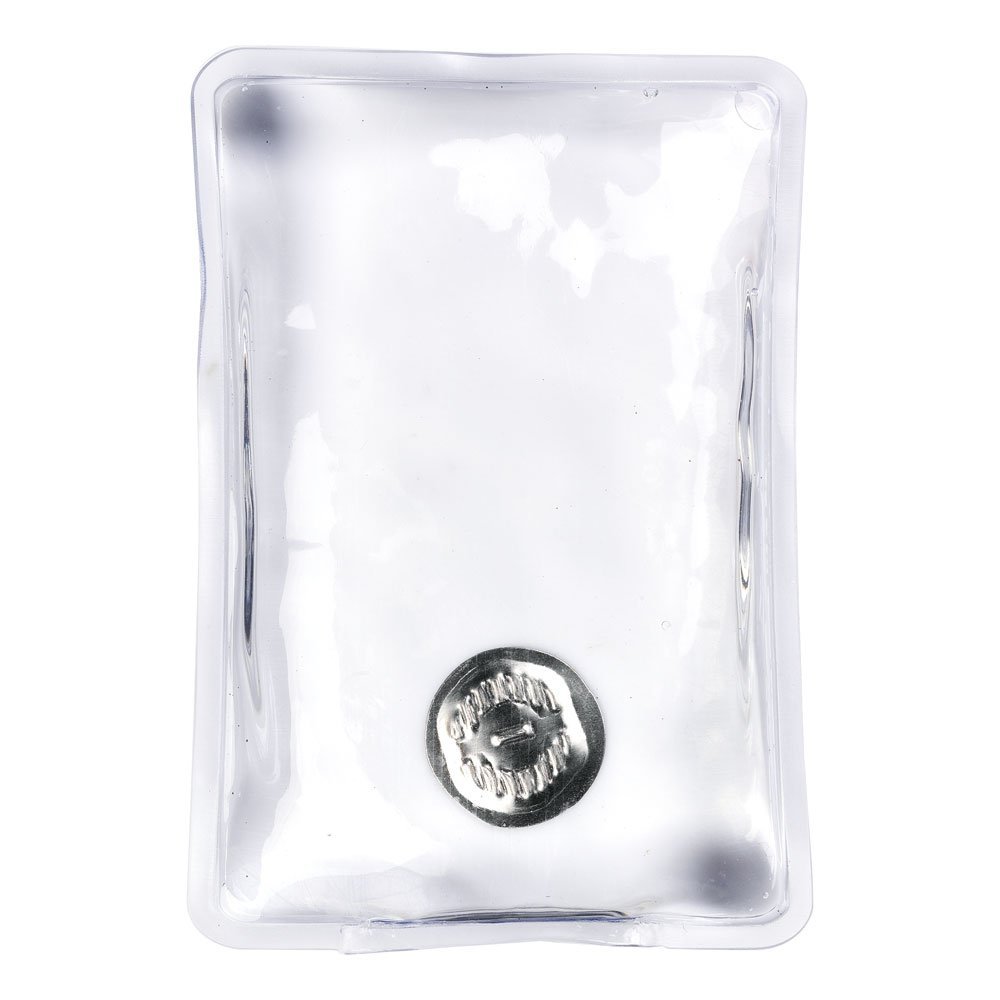 eBuyGB Pack of 2 Reusable Instant Gel Hand Warmer (Clear Rectangle)