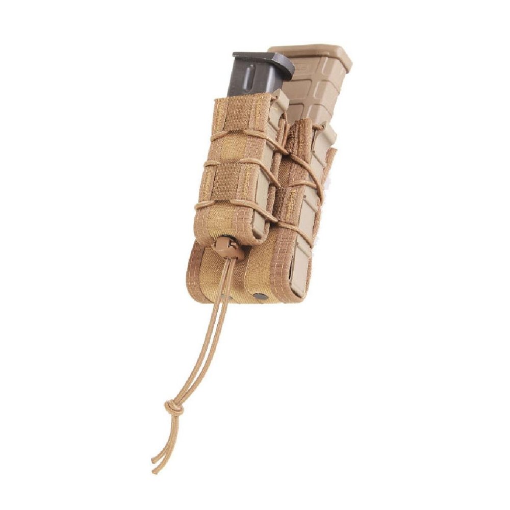 High Speed Gear | Double Decker Taco with One Wrap | Universal Mag Pouch for Multiple Magazines | Coyote Brown