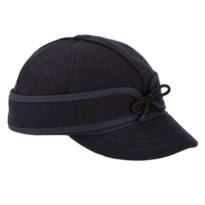 Stormy Kromer Lil' Kromer Cap - Kids Winter Wool Hat Navy, 5 1/8