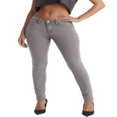 Hybrid & Company Womens Super Comfy Stretch Denim 5 Pocket Jean P22882SK Grey 7