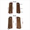 WWII US M1911 / 1911 .45 Wooden Grips - Reproduction X 2 Units view 2